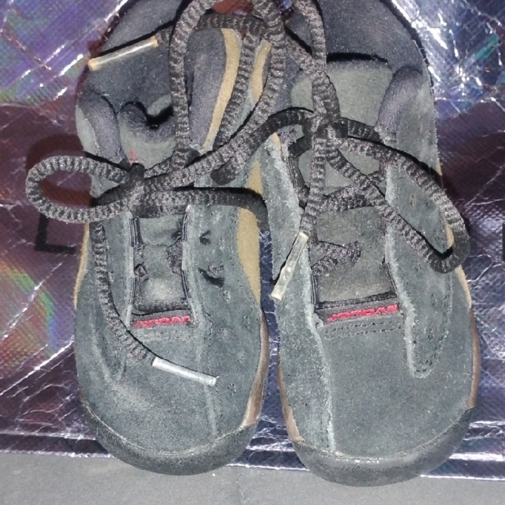 Kids Nike Jordans Black And Tan Shoes